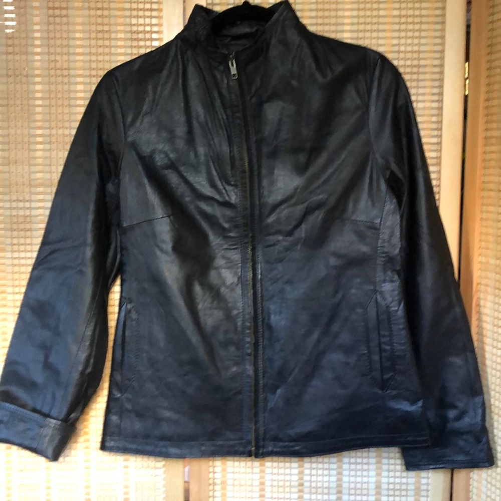 Black Leather Argentinian Made jacket